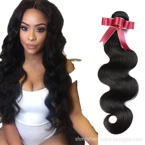 Human Hair Vendors 100% Unprocessed Natural Body Wave Malaysian Hair Extension Cuticle Aligned Virgin Hair Bundles Body Wave